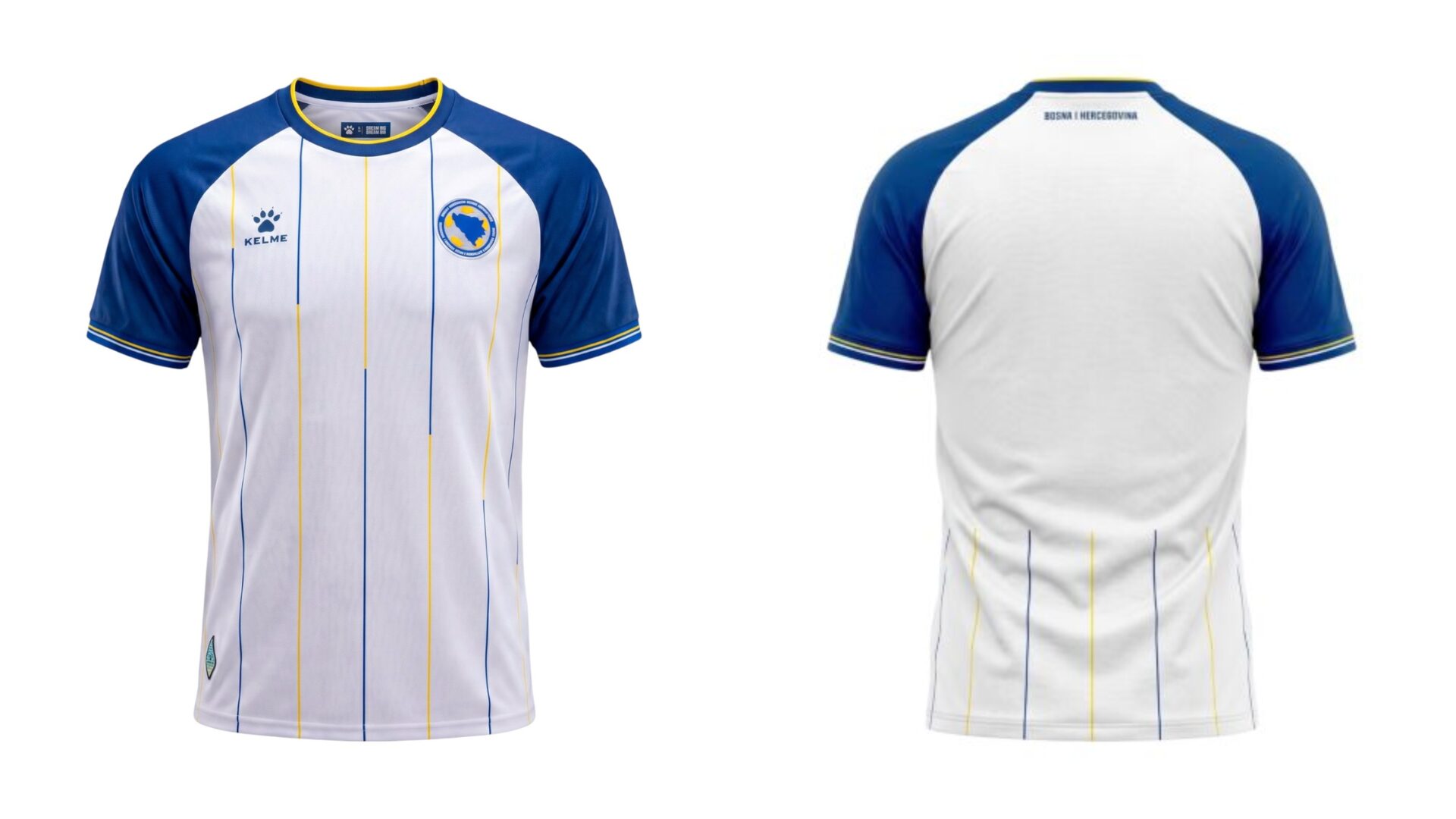 ボスニア・ヘルツェゴビナ代表 FIFAワールドカップ 2026 アウェイ ユニフォーム【KELME ケルメ】