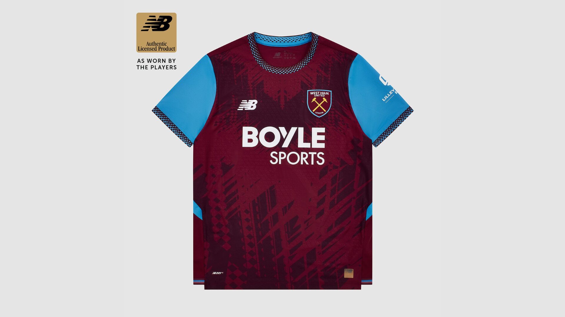 ウェストハム・ユナイテッドFC EFLチャンピオンシップ 2026-27 ホーム ユニフォーム【NEW BALANCE ニューバランス】