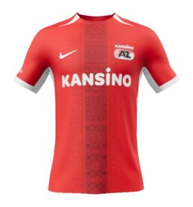 AZアルクマール エールディビジ 2024-25 ホーム ユニフォーム【毎熊晟矢】