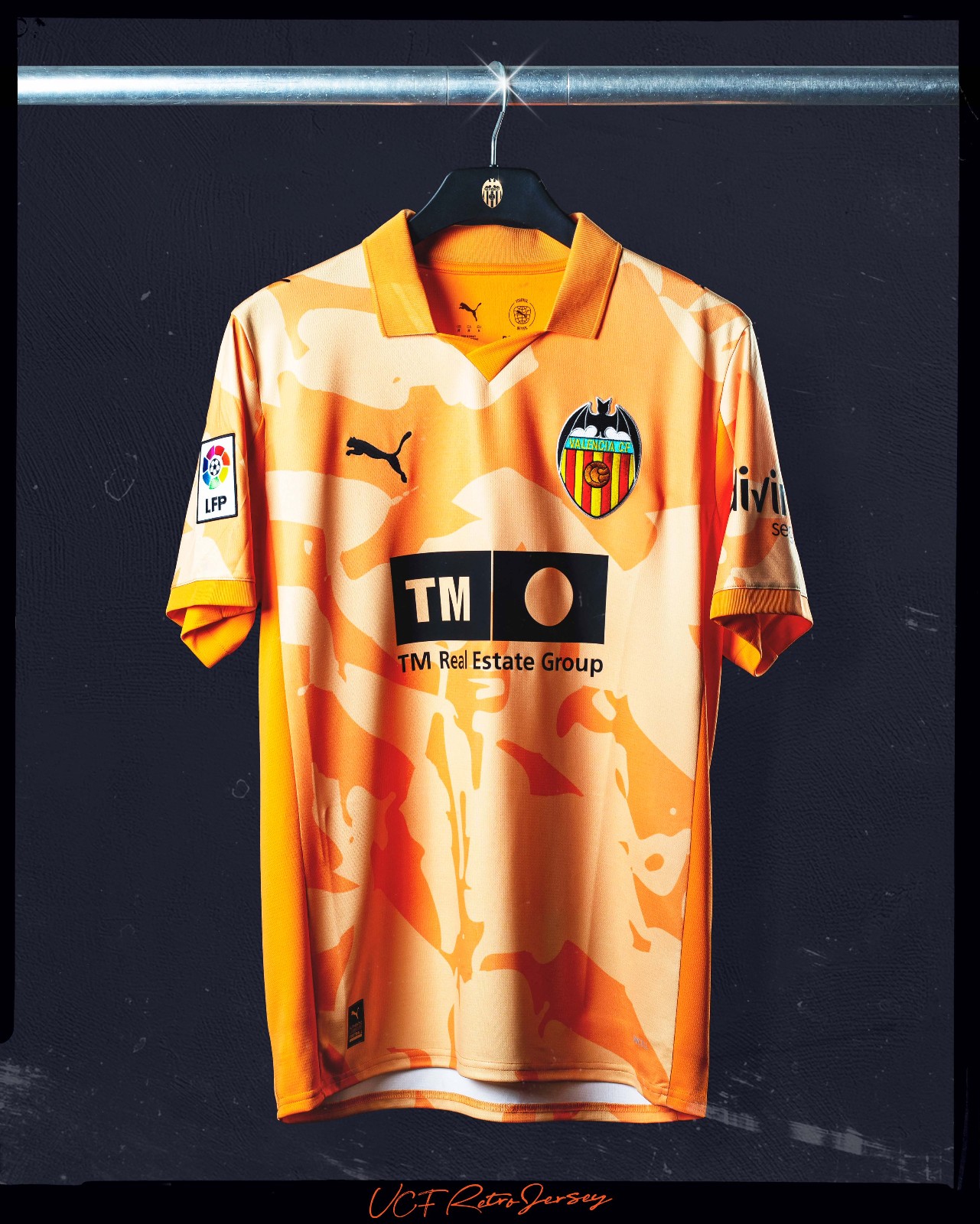 バレンシアCF ラ・リーガ 2025-26 レトロモデル ユニフォーム【PUMA プーマ】